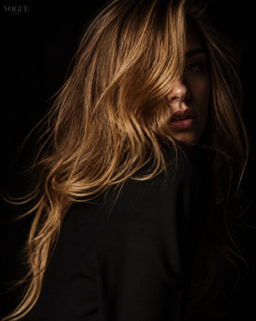 Balayage dorado editorial
